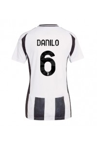 Juventus Danilo Luiz #6 Voetbaltruitje Thuis tenue Dames 2024-25 Korte Mouw